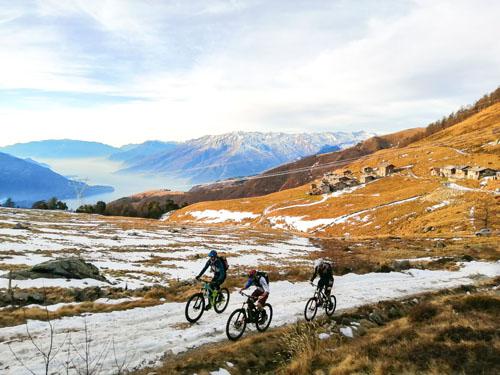 Enduro Mountainbike Touren am Comersee.